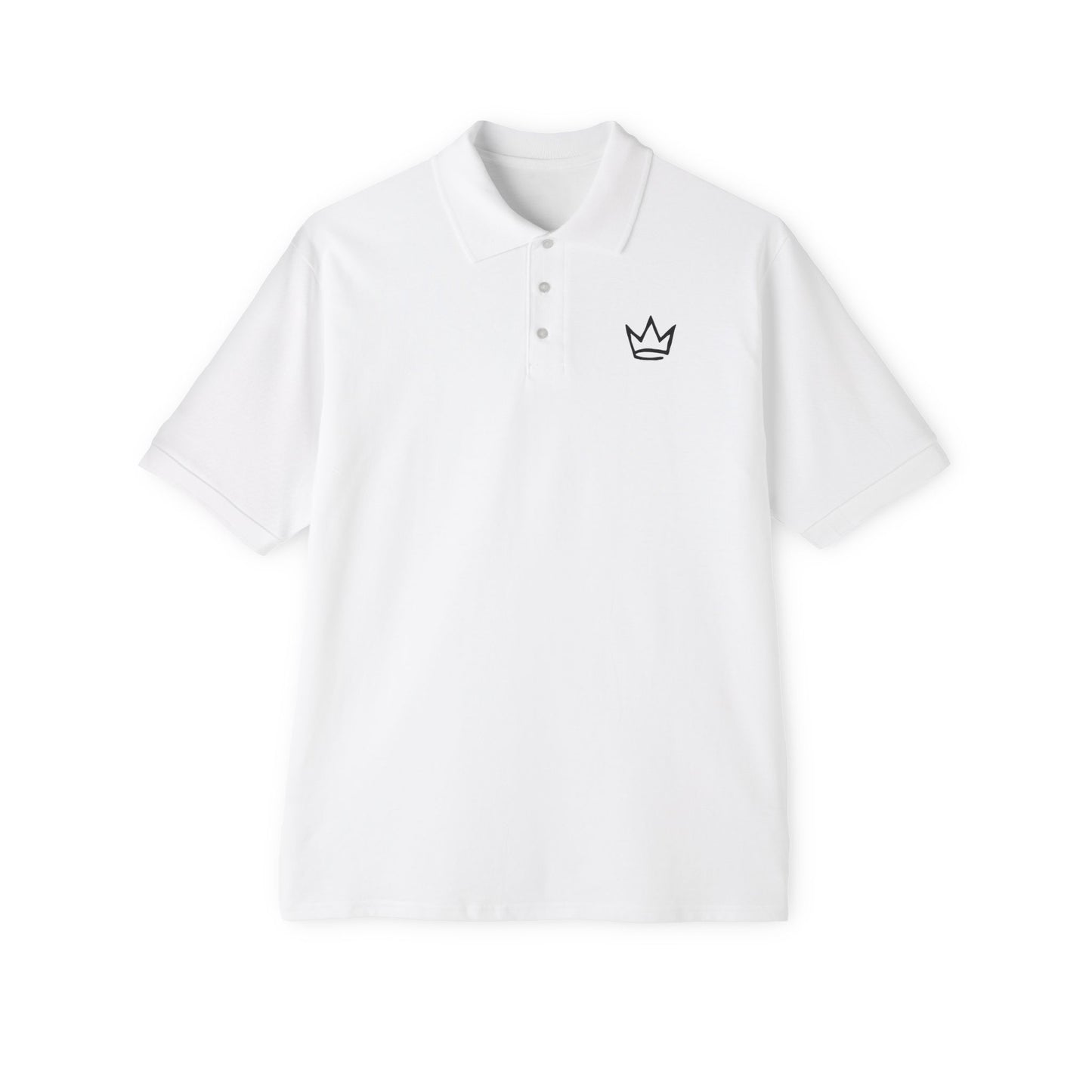 Flawless: Piqué Polo Shirt - Crown Logo