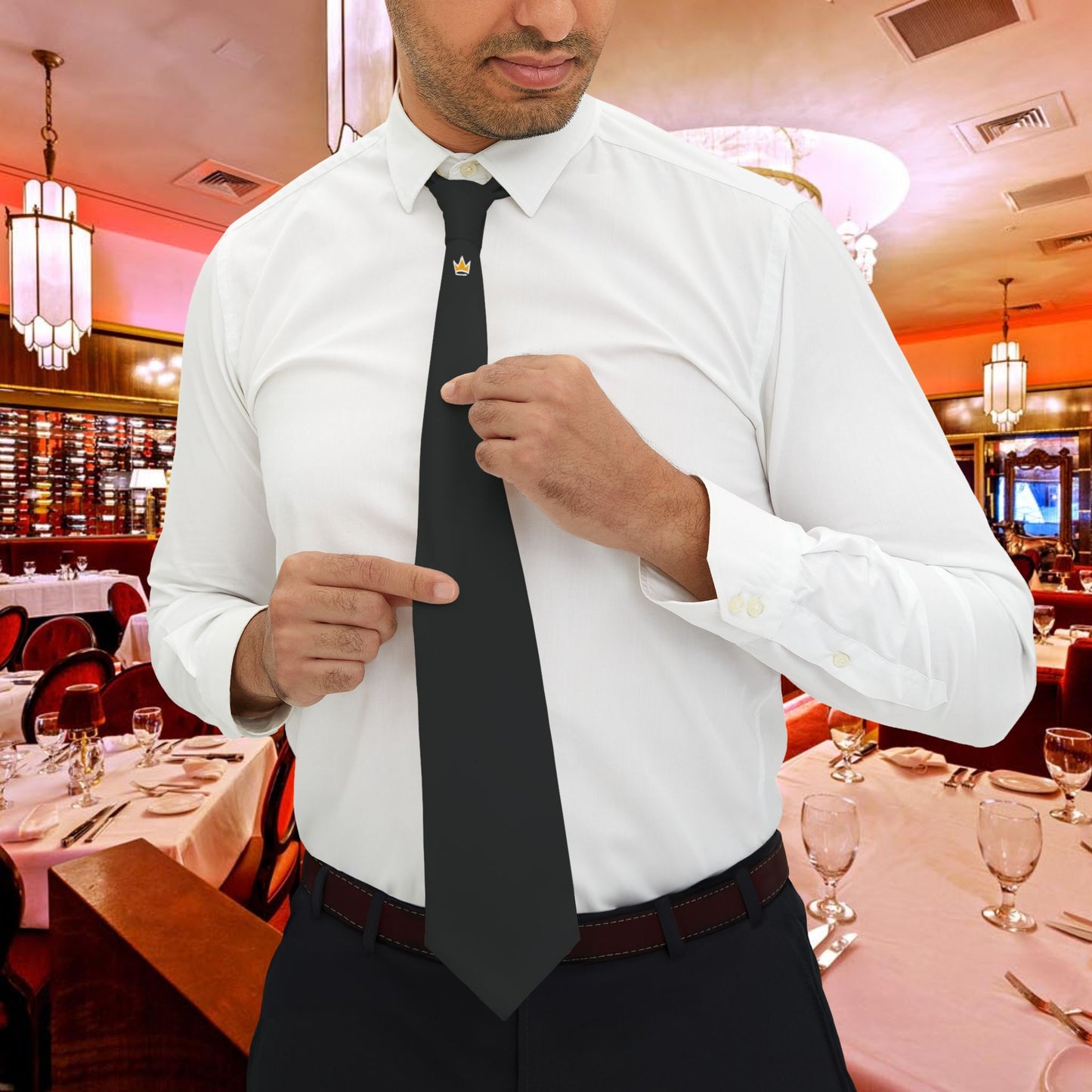Flawless: Golden Crown Necktie