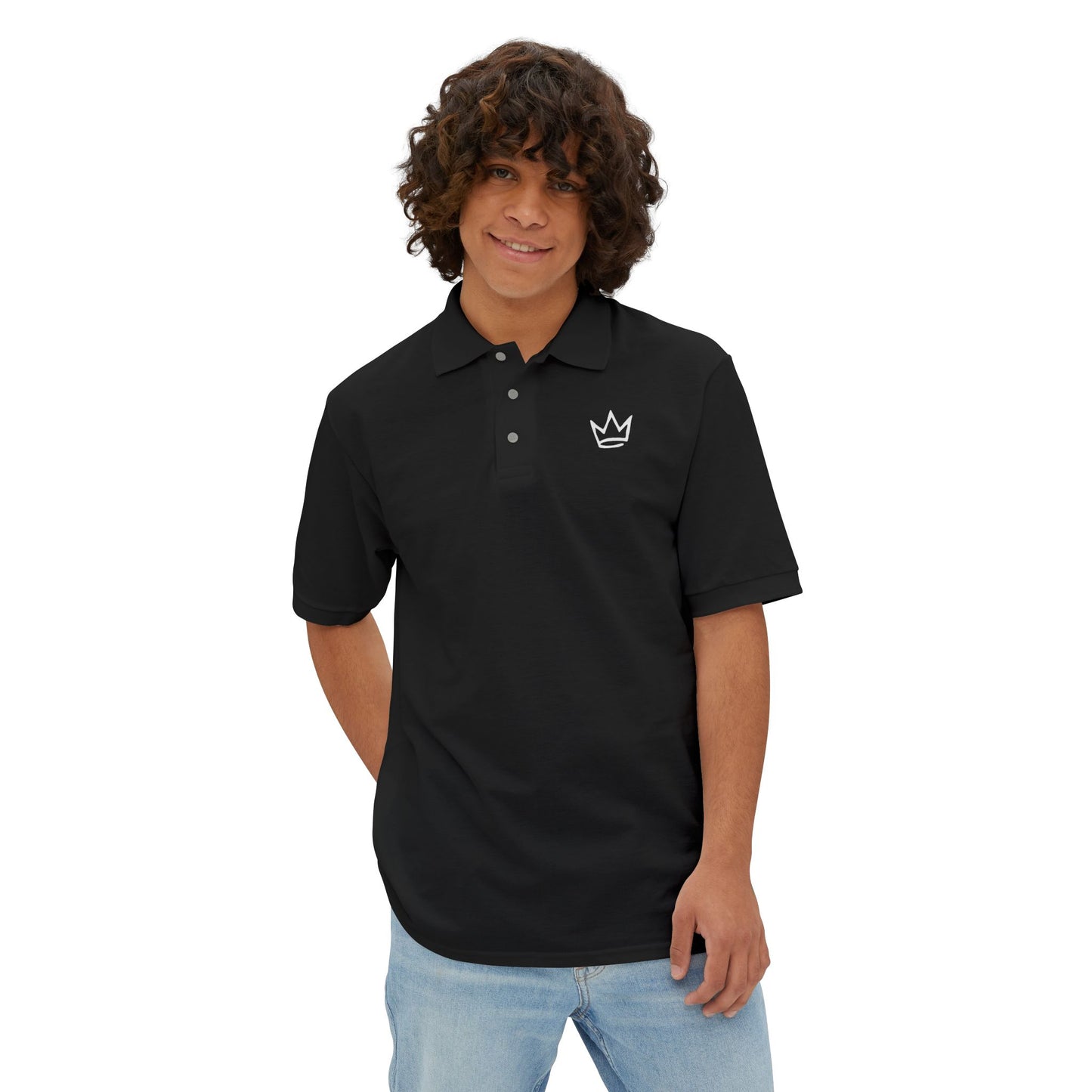 Flawless: Piqué Polo Shirt - Crown Logo