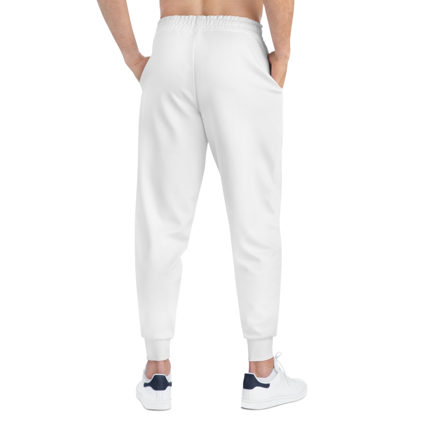 Flawless: White Gold Crown Logo Pants