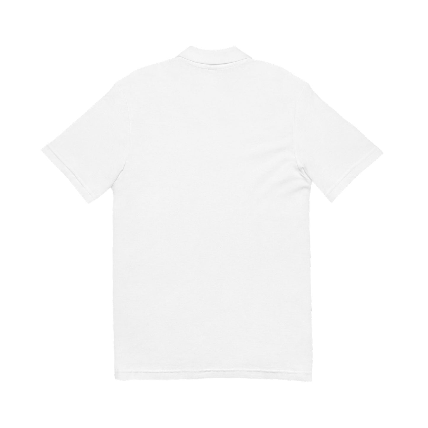 Flawless: White Polo (Embroidered)