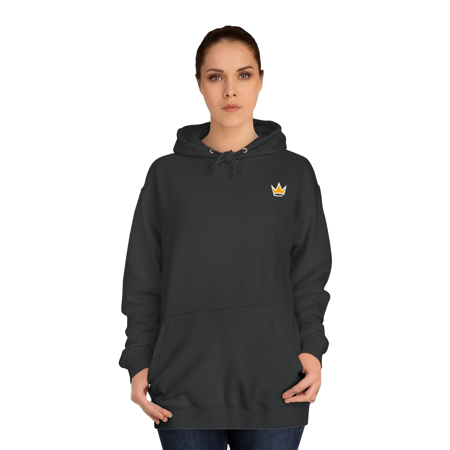 Flawless: Gold Crown Logo Hoodie
