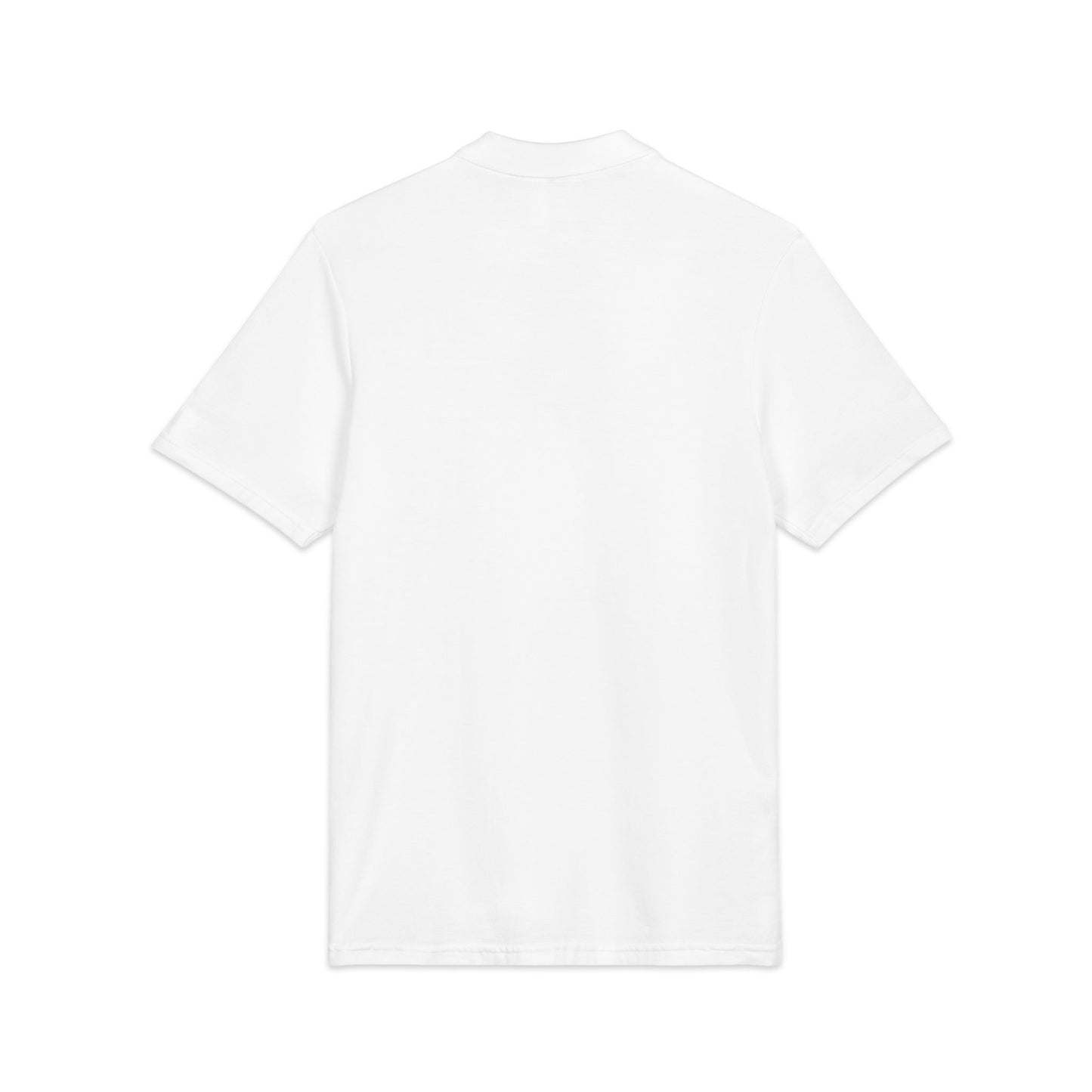 Flawless: White Polo (Embroidered)