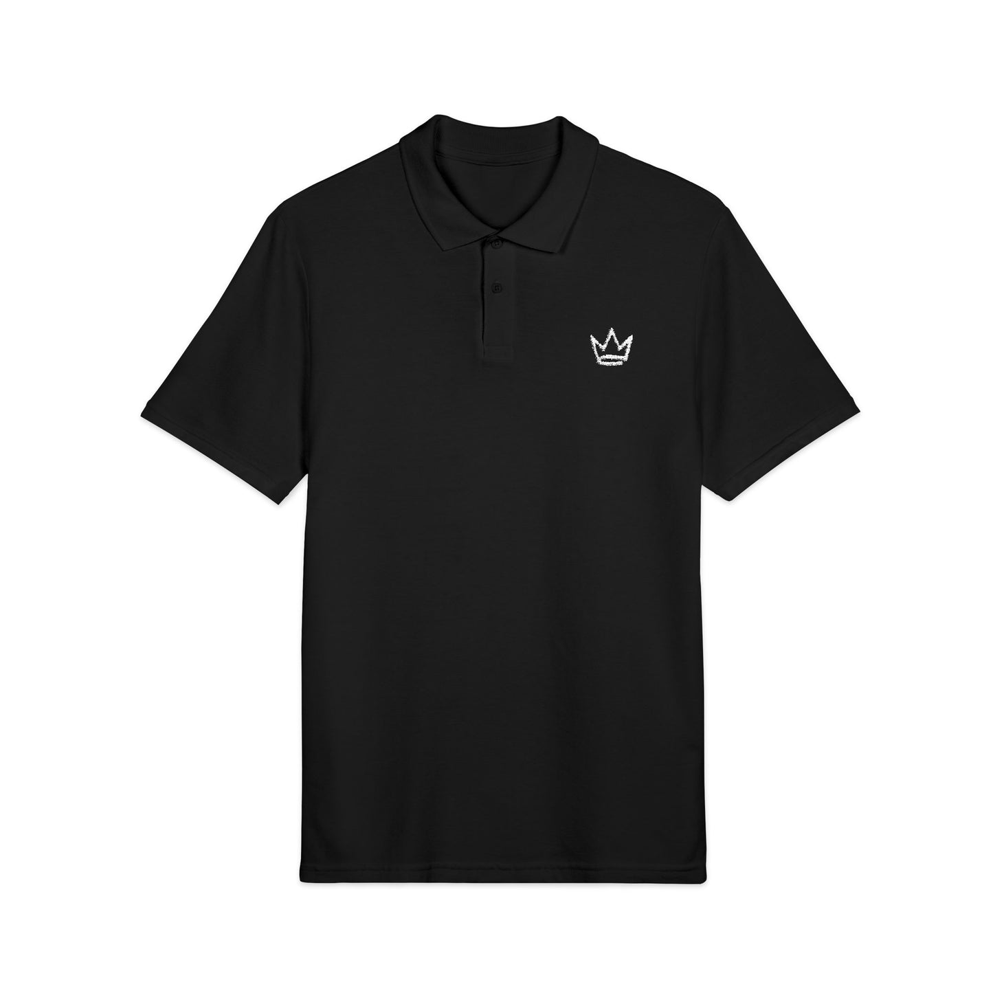 Flawless: Black Polo (Embroidered)