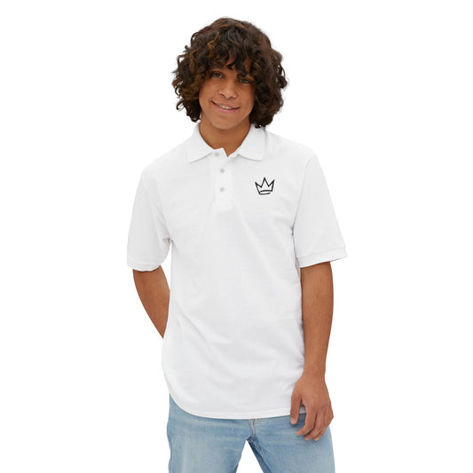 Flawless: Piqué Polo Shirt - Crown Logo