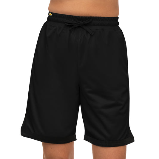 Flawless: Mini Gold Crown Logo Shorts